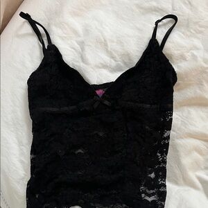 Edikted Black Lace Top